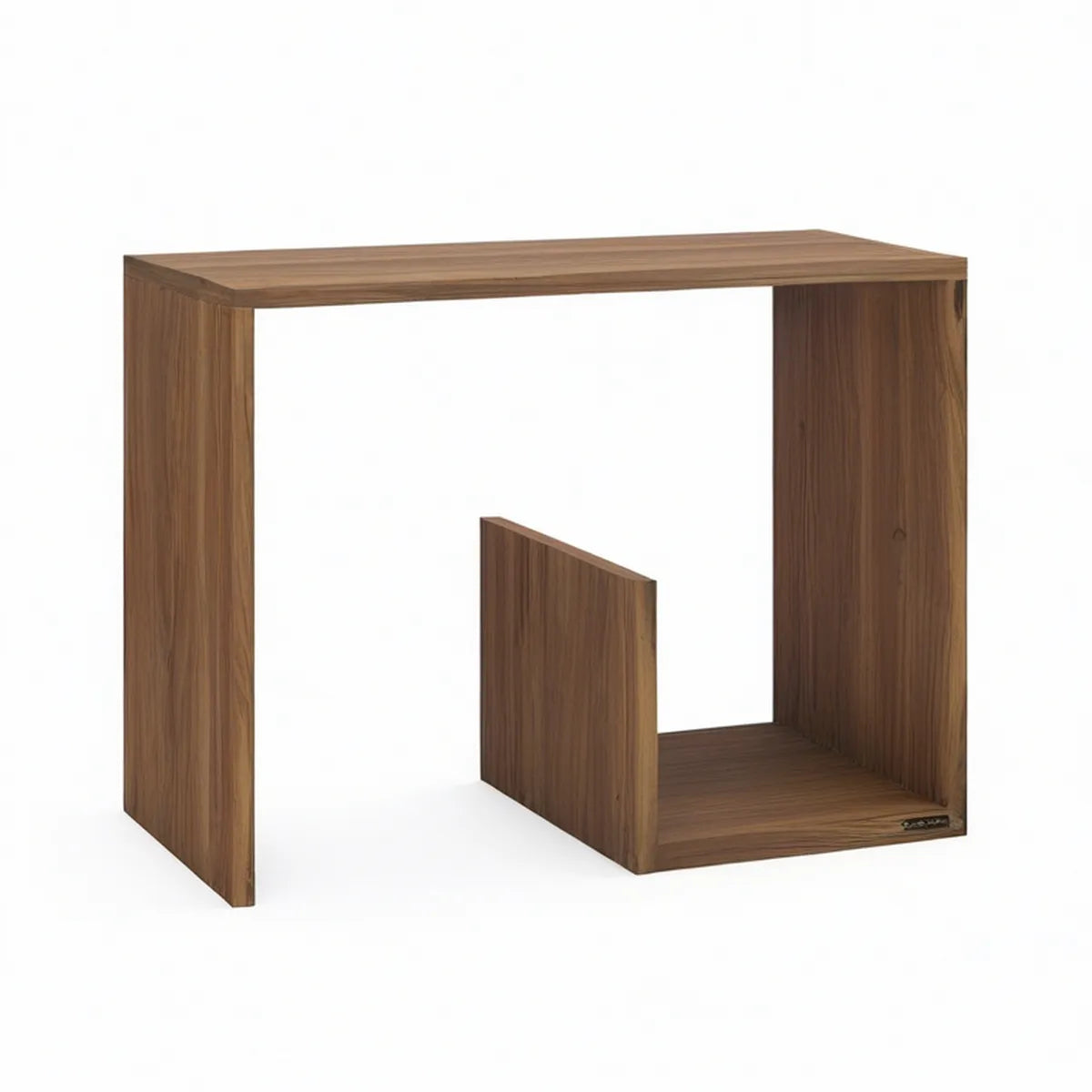 Konferenční stolek s úložným prostorem v dekoru ořech, 80 × 40 × 50 cm